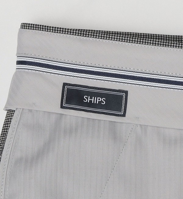 SHIPS: 【手洗い可能】ラスティック ウォッシャブル ストレッチ パンツ