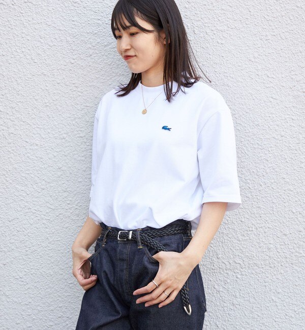 SHIPS別注】LACOSTE: リラックスフィット モックネック Tシャツ|SHIPS