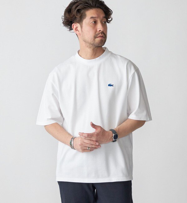 SHIPS別注】LACOSTE: リラックスフィット モックネック Tシャツ|SHIPS