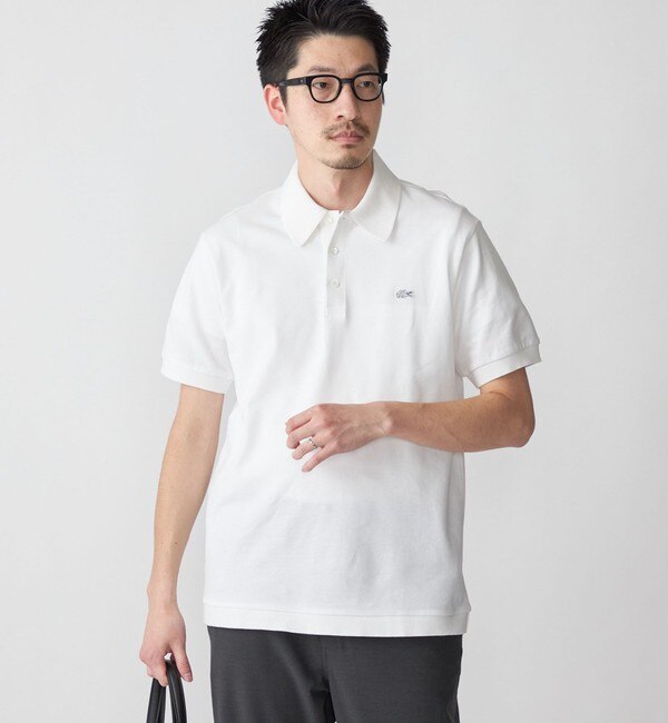 SHIPS別注】LACOSTE: クラシック ニットリブ ポロシャツ|SHIPS