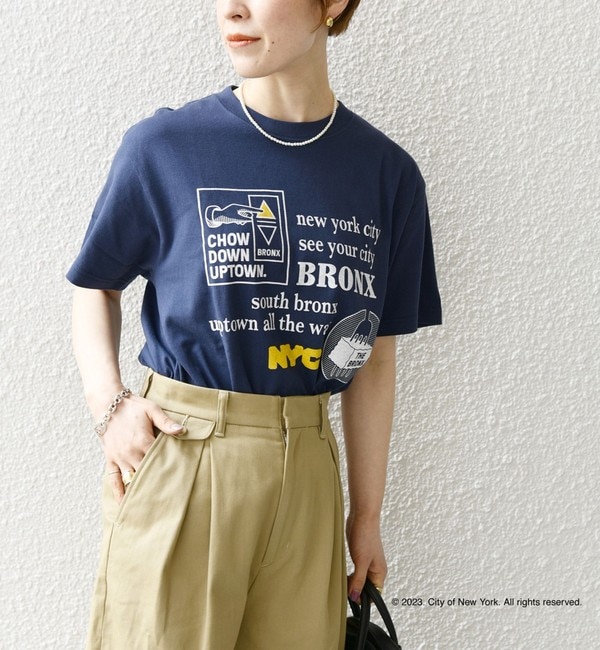 GOOD ROCK SPEED:〈洗濯機可能〉NYC ロゴ プリント TEE|SHIPS(シップス