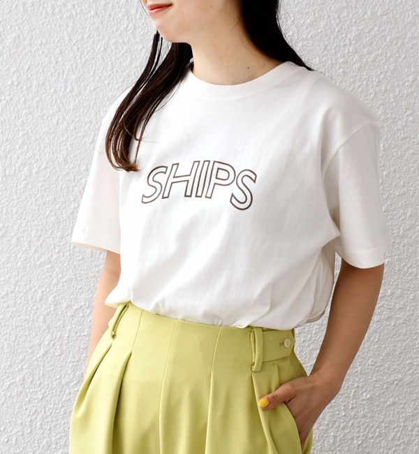 SHIPS ラウンド プリント ロゴ TEE ◇|SHIPS(シップス)の通販｜アイルミネ