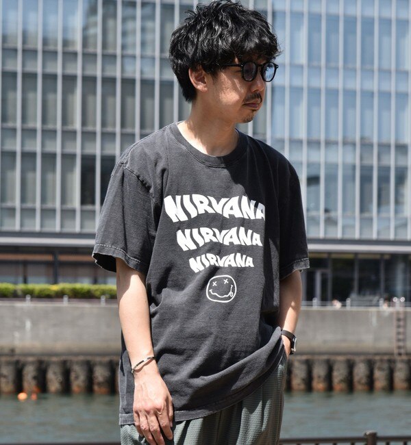 GOOD ROCK SPEED: ロック プリント クルーネック Tシャツ◇|SHIPS