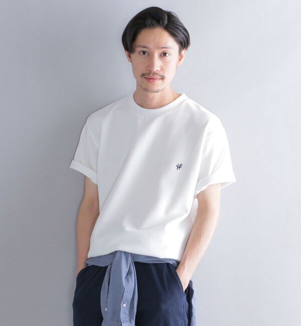 SHIPS: ワンポイント ロゴ バーズアイ Tシャツ 23SS 2|SHIPS(シップス