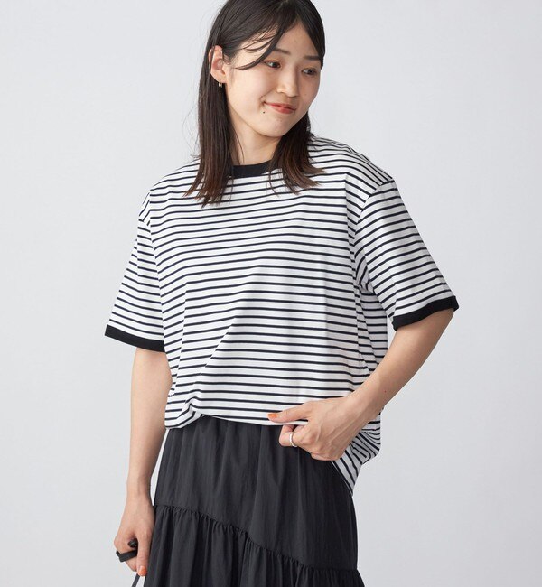 SHIPS: Albini オーガニックコットン リンガー Tシャツ|SHIPS(シップス