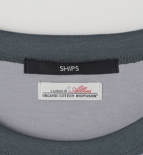 SHIPS: Albini オーガニックコットン リンガー Tシャツ|SHIPS(シップス
