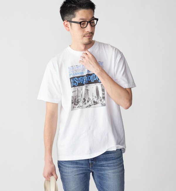 SHIPS: LIFE MAGAZINE サーフ フォト プリント Tシャツ|SHIPS(シップス