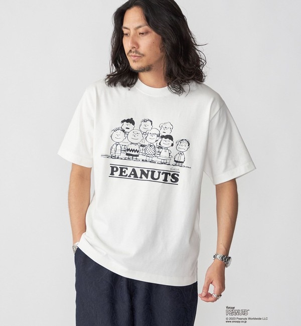SHIPS: VINTAGE PEANUTS スヌーピー プリント Tシャツ