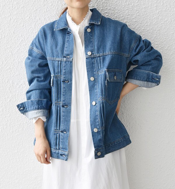 SHIPS any:〈洗濯機可能〉デニム ジャケット 23AW［SHIPS any DENIM