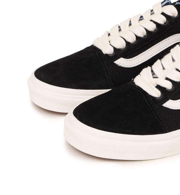 VANS: OLD SKOOL OVERSIZED LACE BLACK LIGHT BLUE