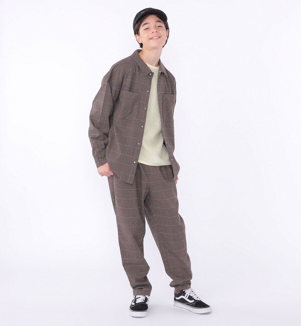 SHIPS KIDS:145～160cm / チェック タック パンツ|SHIPS(シップス)の