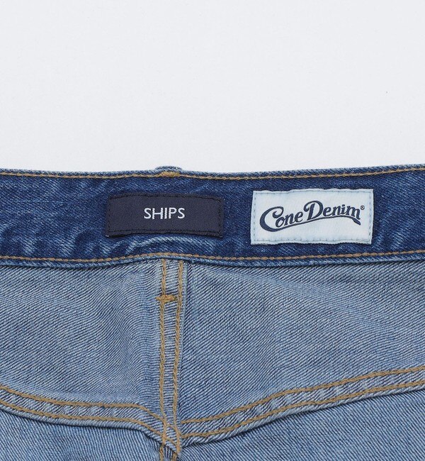 SHIPS: CONE DENIM 12.5oz ルーズストレートデニムパンツ