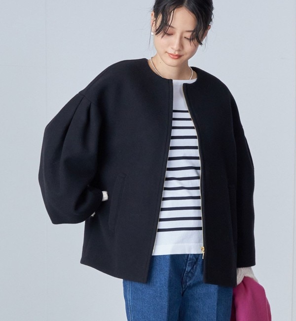 Bellandi SUPER130 コクーン ショート コート ◇|SHIPS(シップス)の