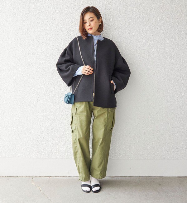 Bellandi SUPER130 コクーン ショート コート ◇|SHIPS(シップス)の