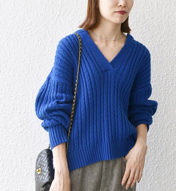 鑑定済商品nknit セーラーカラースキッパーニット