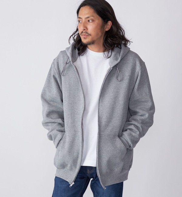 SHIPS別注】RUSSELL ATHLETIC: 9oz ウラケ ジップパーカー|SHIPS