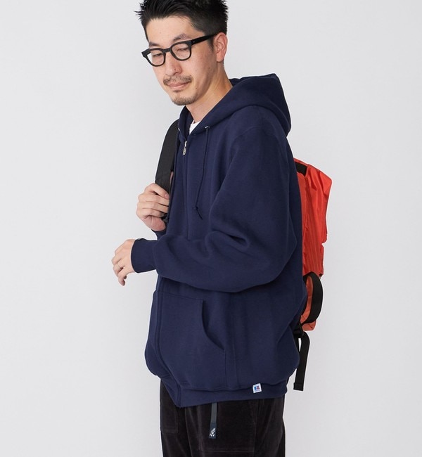 SHIPS別注】RUSSELL ATHLETIC: 9oz ウラケ ジップパーカー|SHIPS