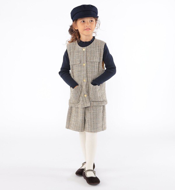 SHIPS KIDS:100～130cm / ツイード キュロット|SHIPS(シップス)の通販