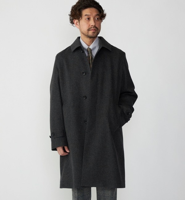 SHIPS: LORO PIANA FABRIC ストーム システム バルマカン コート|SHIPS