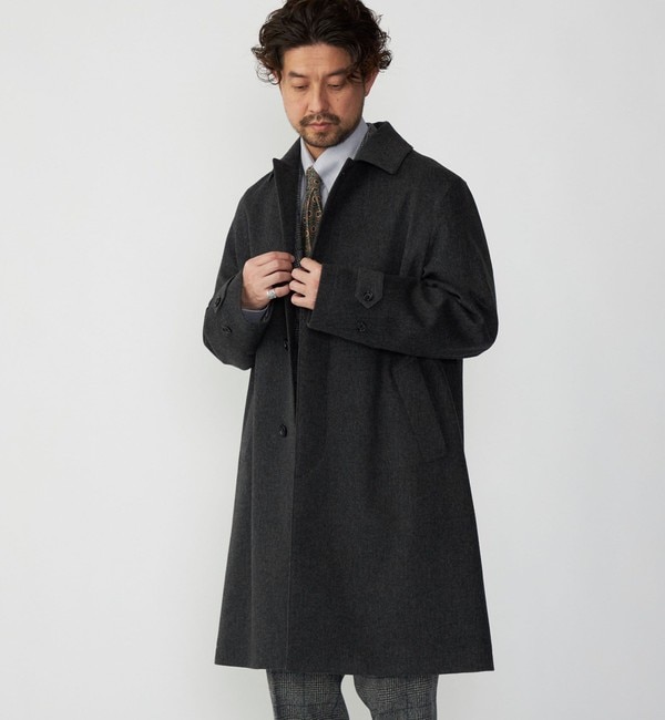 SHIPS: LORO PIANA FABRIC ストーム システム バルマカン コート|SHIPS