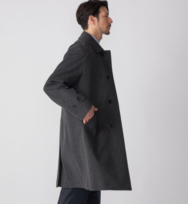 SHIPS: LORO PIANA FABRIC ストーム システム バルマカン コート|SHIPS