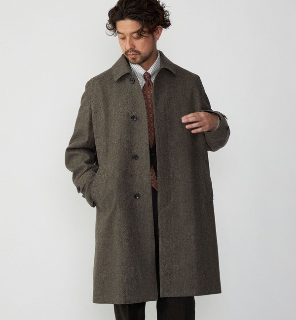 SHIPS: LORO PIANA FABRIC ストーム システム バルマカン コート|SHIPS