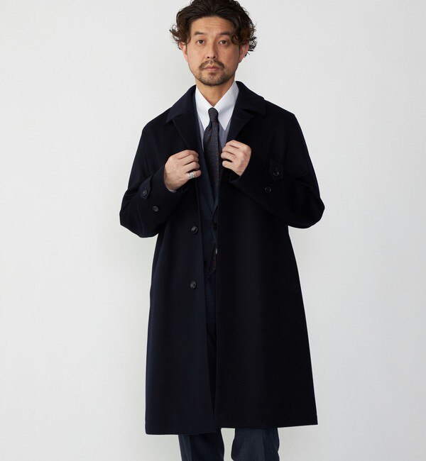 SHIPS: LORO PIANA FABRIC ストーム システム バルマカン コート|SHIPS