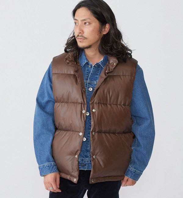 SHIPS シップス Crescent Down works ダウンベスト