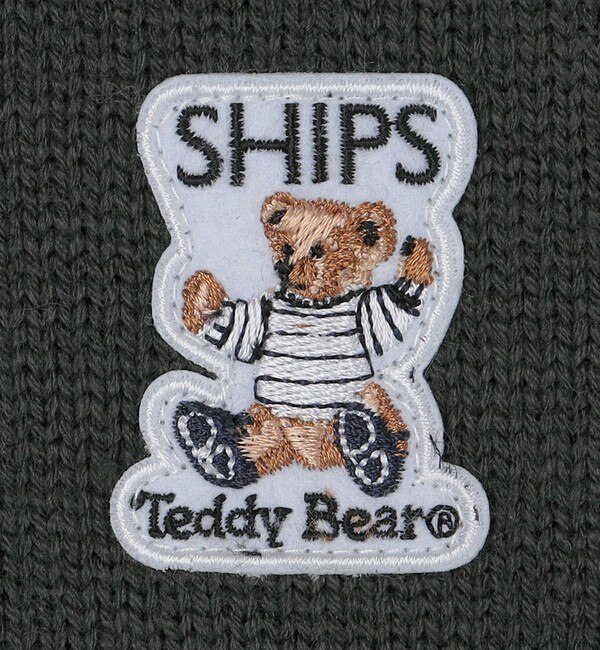 一部追加予約》SHIPS Colors:〈洗濯機可能〉Teddybear(R) ジャカード