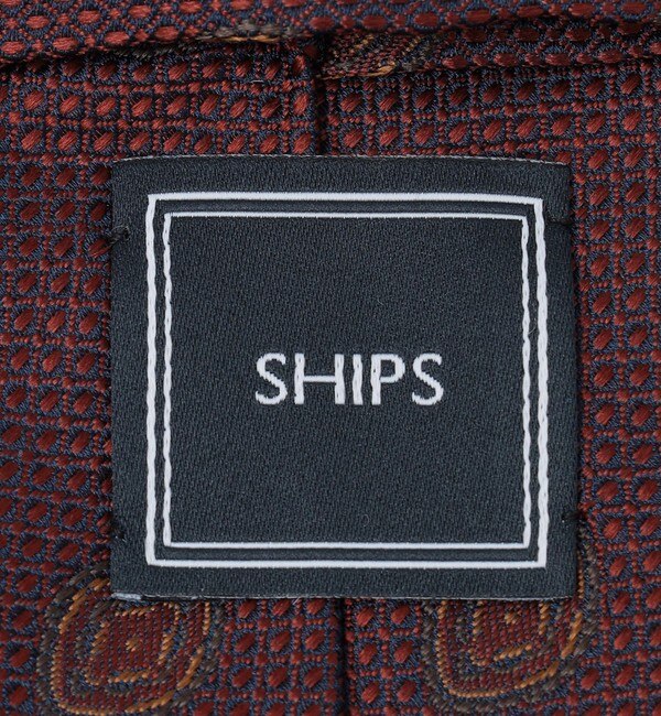 SHIPS: シルク ジャガード サイクル コモン ネクタイ|SHIPS(シップス