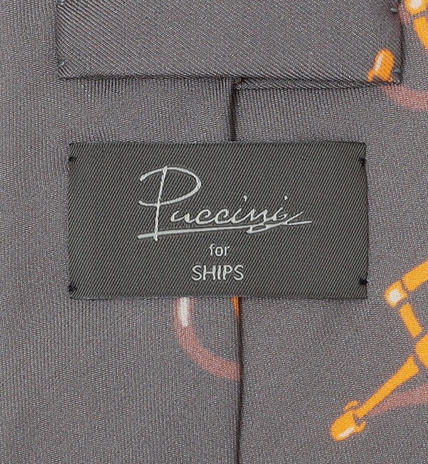 Puccini: シルク ウール ホースビット プリント ネクタイ|SHIPS