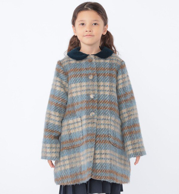 SHIPS KIDS:100～130cm / シャギー チェック コート|SHIPS(シップス)の