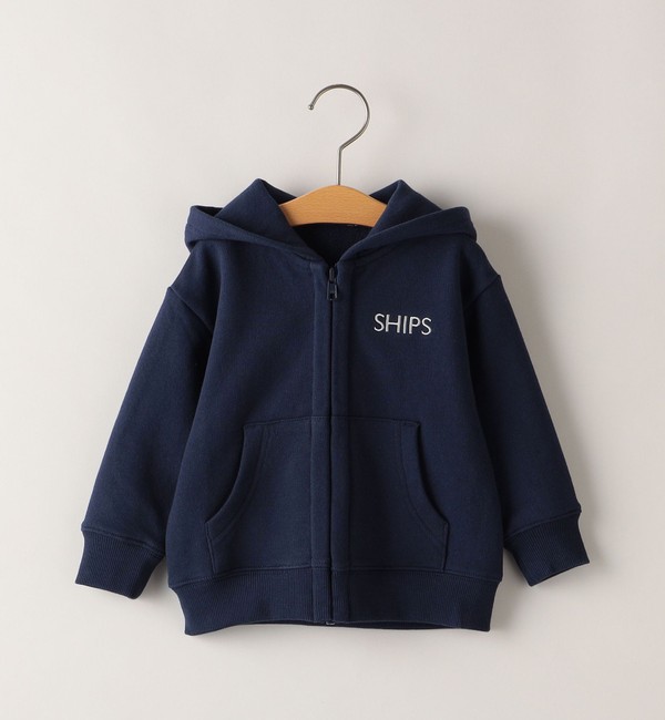 SHIPS KIDS:80～90cm / ロゴ フード ジップ パーカー|SHIPS(シップス