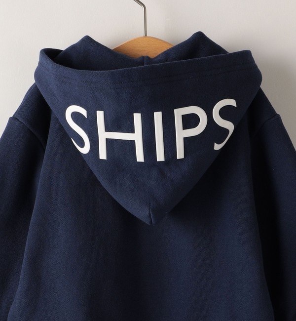 SHIPS KIDS:80～90cm / ロゴ フード ジップ パーカー|SHIPS(シップス