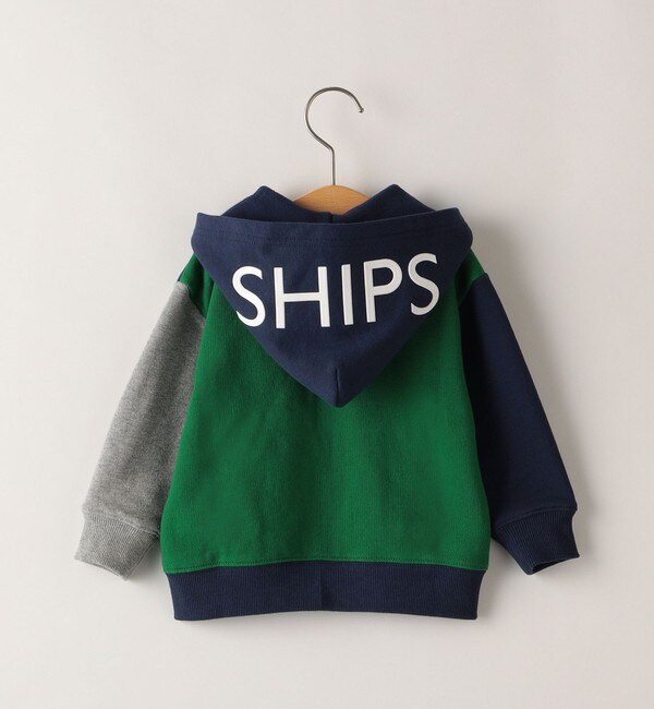 SHIPS KIDS:80～90cm / ロゴ フード ジップ パーカー|SHIPS(シップス