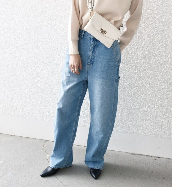 SHIPS any: コクーンペインター デニムパンツ［SHIPS any DENIM］