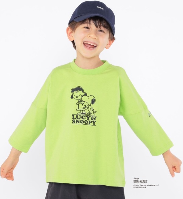 SHIPS KIDS:100～130cm / スヌーピー 7分袖 TEE|SHIPS(シップス)の通販