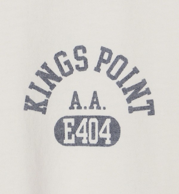 KINGS POINT: ロゴ プリント 長袖 Tシャツ|SHIPS(シップス)の通販