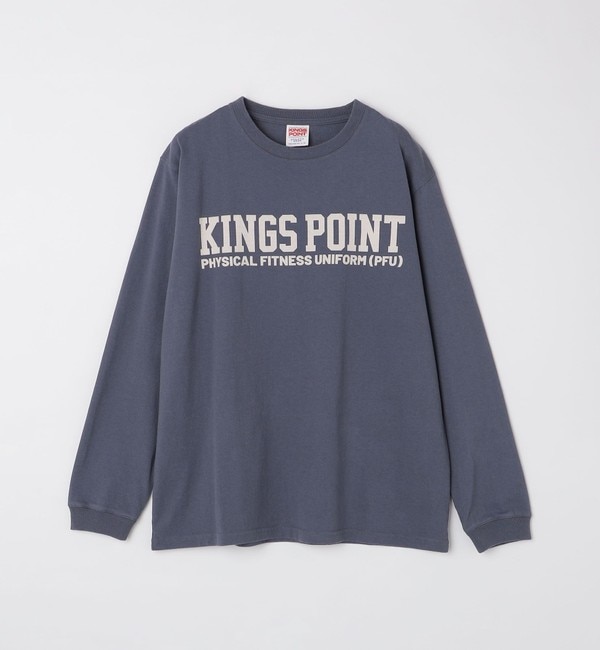 KINGS POINT: ロゴ プリント 長袖 Tシャツ