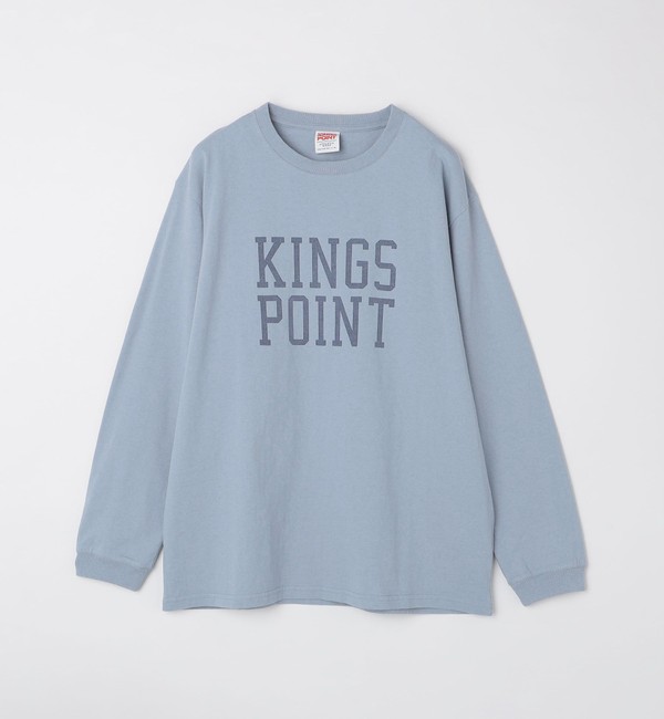 KINGS POINT: ロゴ プリント 長袖 Tシャツ