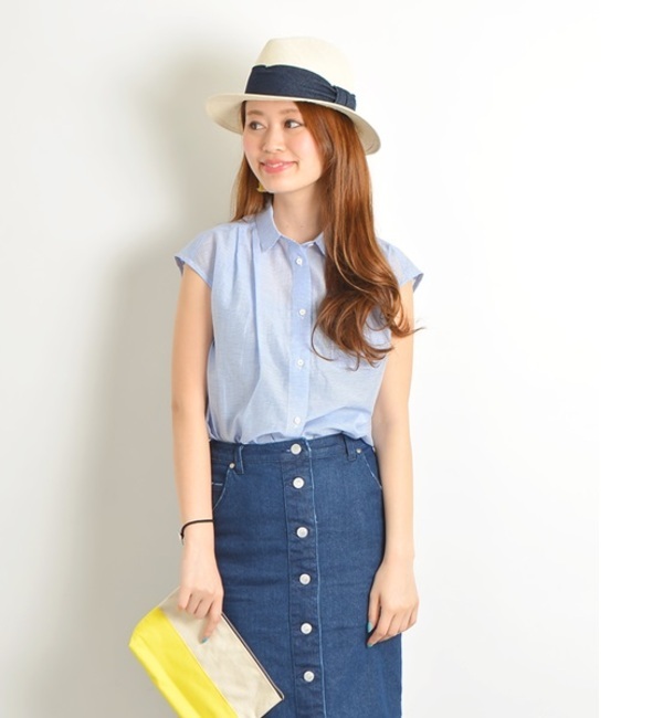 Khaju: シアーボーダーシャツ■