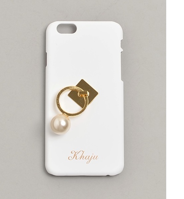 Khaju:リング iPhoneケース white■