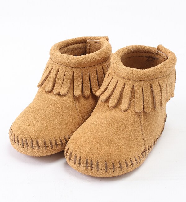 MINNETONKA:VELCRO B/FLAPBOOTIE