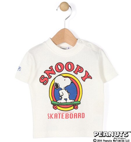 SNOOPY☆SHIPS:スケート プリント TEE?