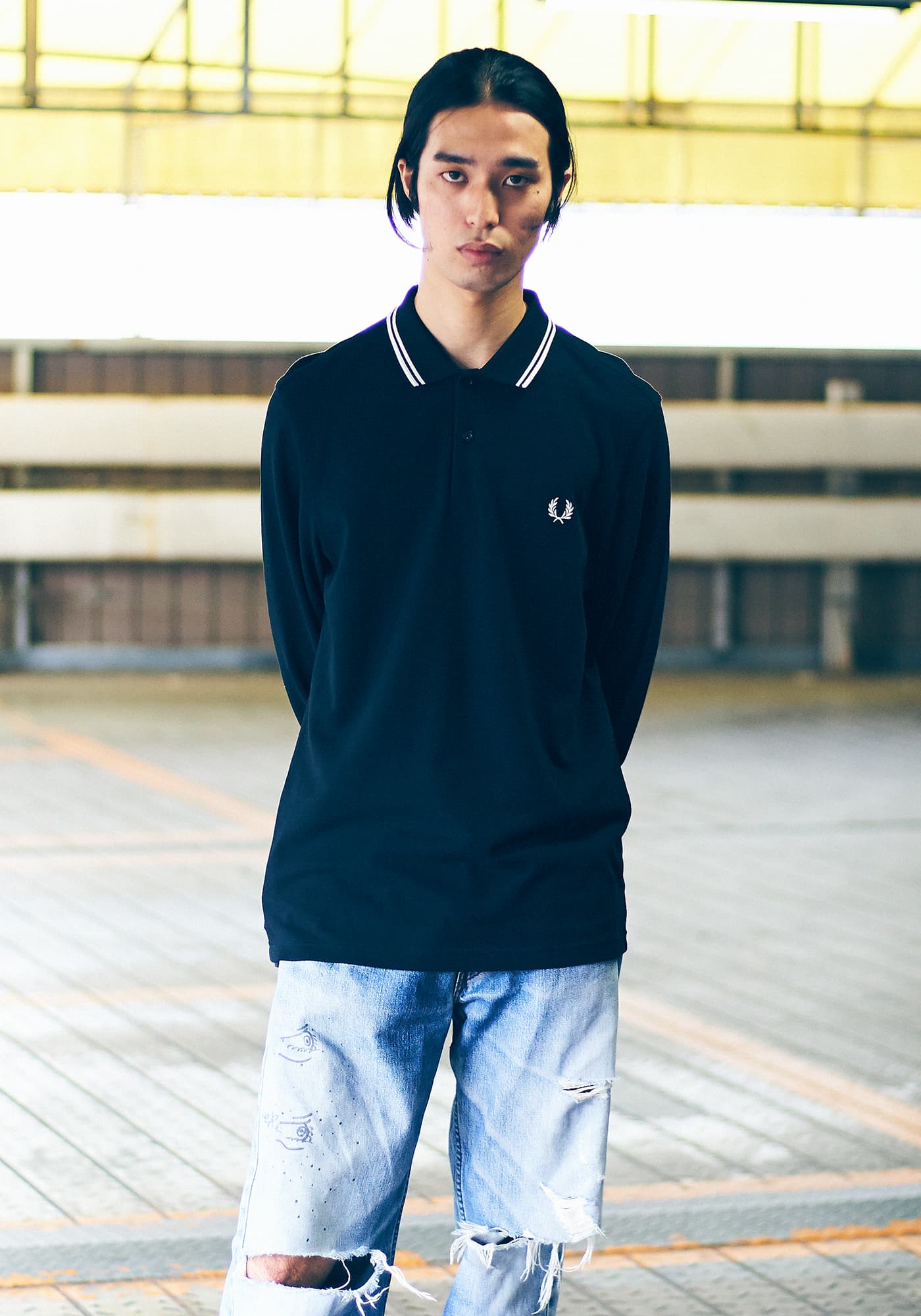 Ls Twin Tipped Shirt|FRED PERRY(フレッドペリー)の通販｜アイルミネ