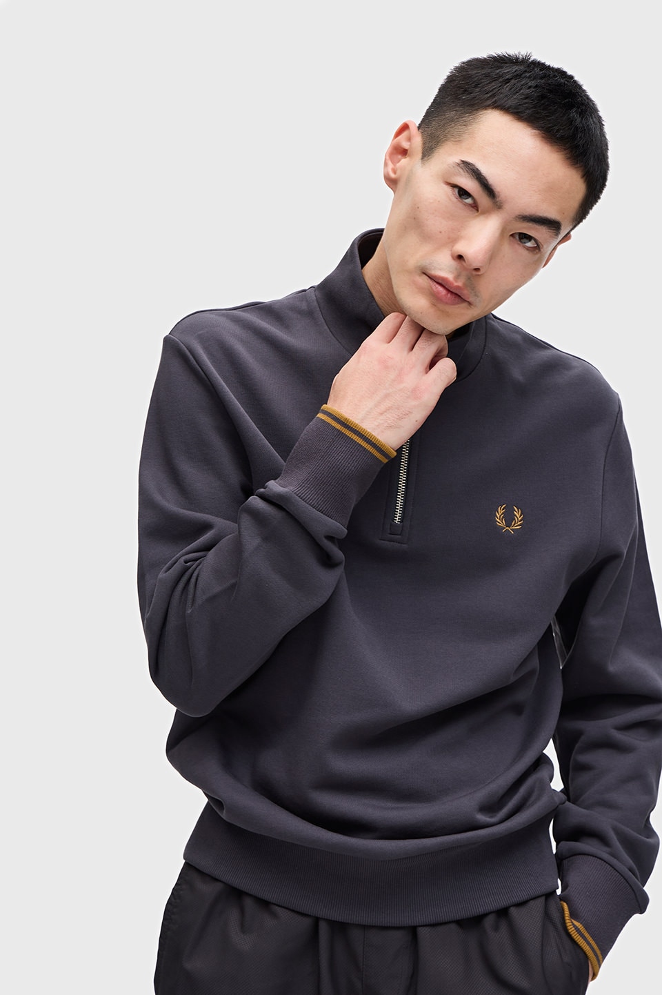 Half Zip Sweatshirt|FRED PERRY(フレッドペリー)の通販｜アイルミネ