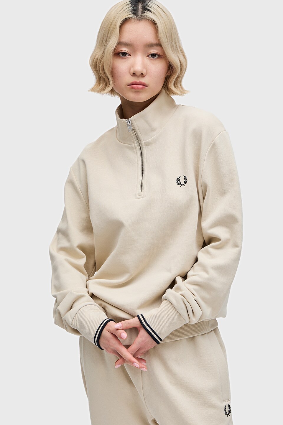 Half Zip Sweatshirt|FRED PERRY(フレッドペリー)の通販｜アイルミネ