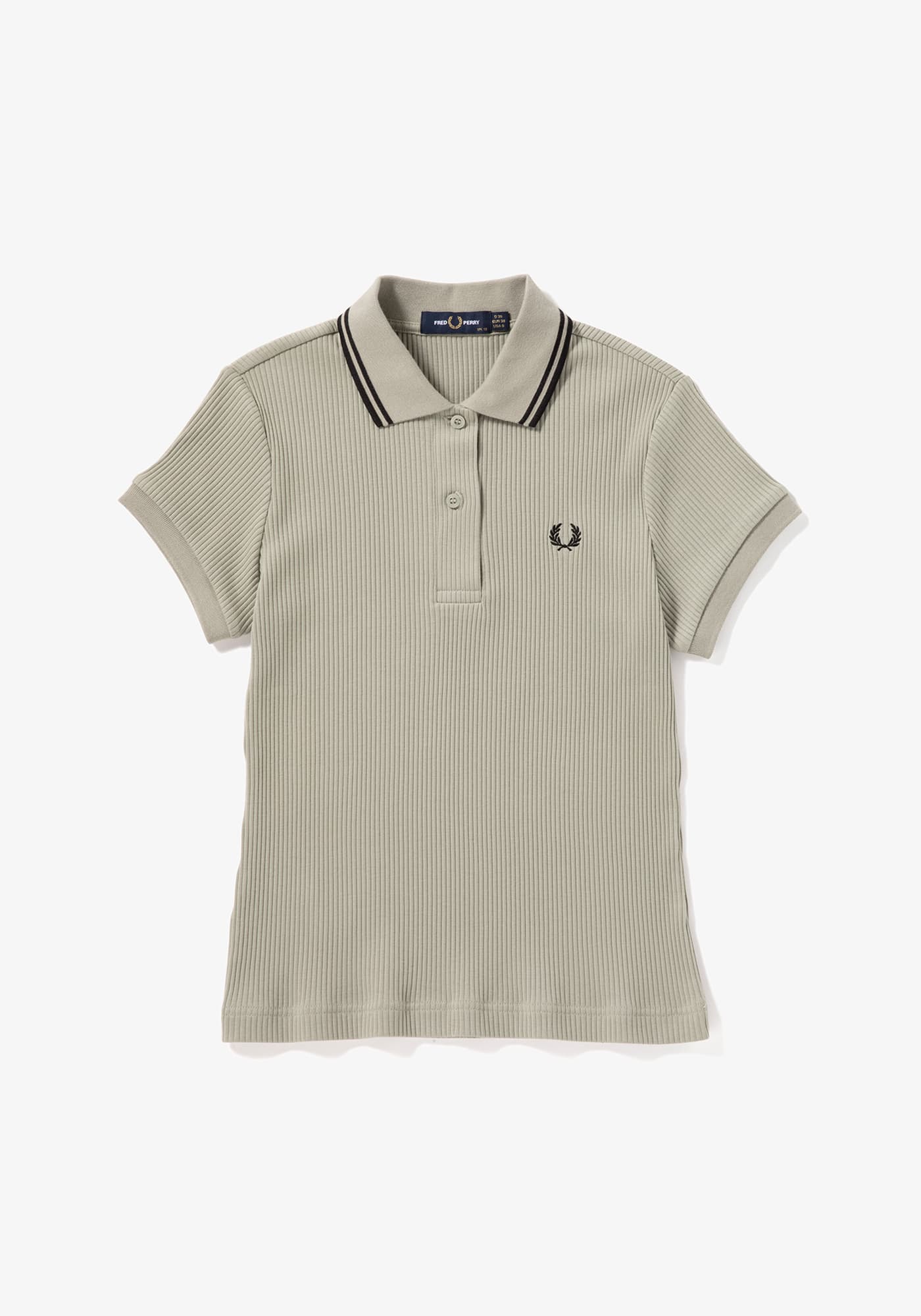 RIBBED POLO SHIRT
