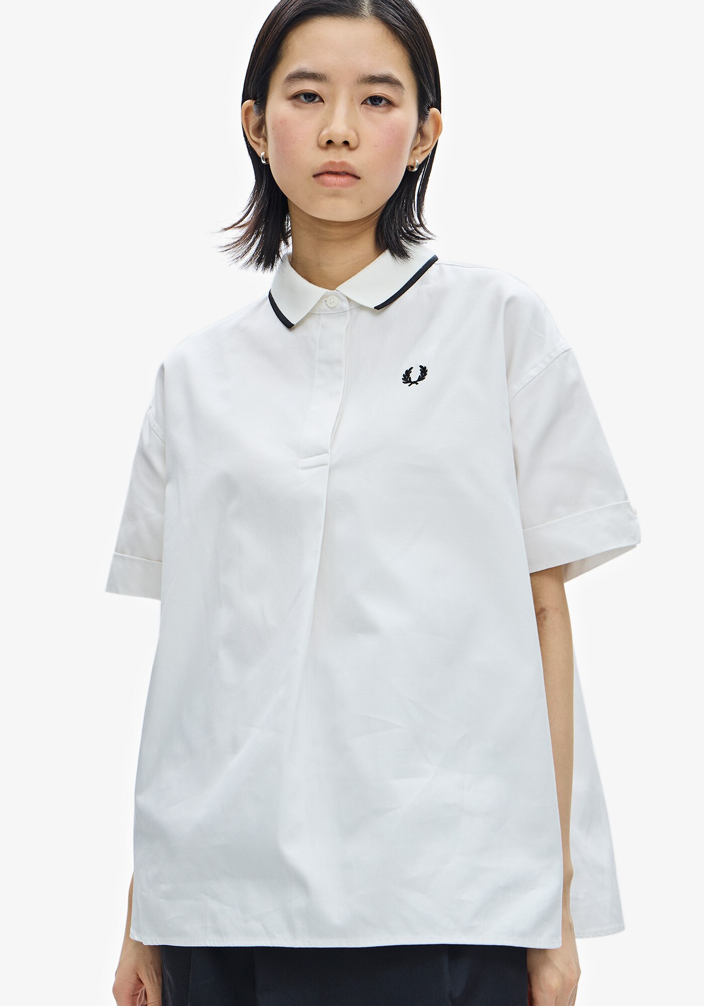 Rib Collar Shirt|FRED PERRY(フレッドペリー)の通販｜アイルミネ