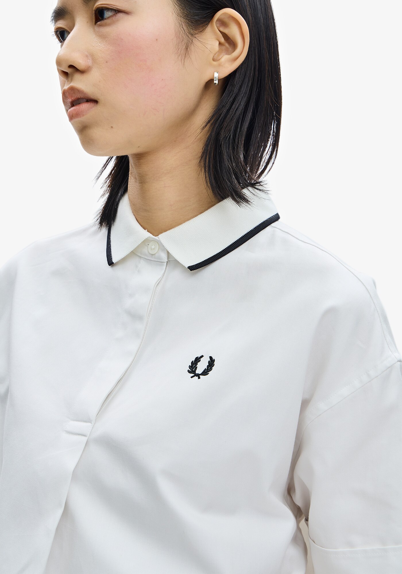 FRED PERRY シャツ Ribbed Collar Shirt | www.carmenundmelanie.at